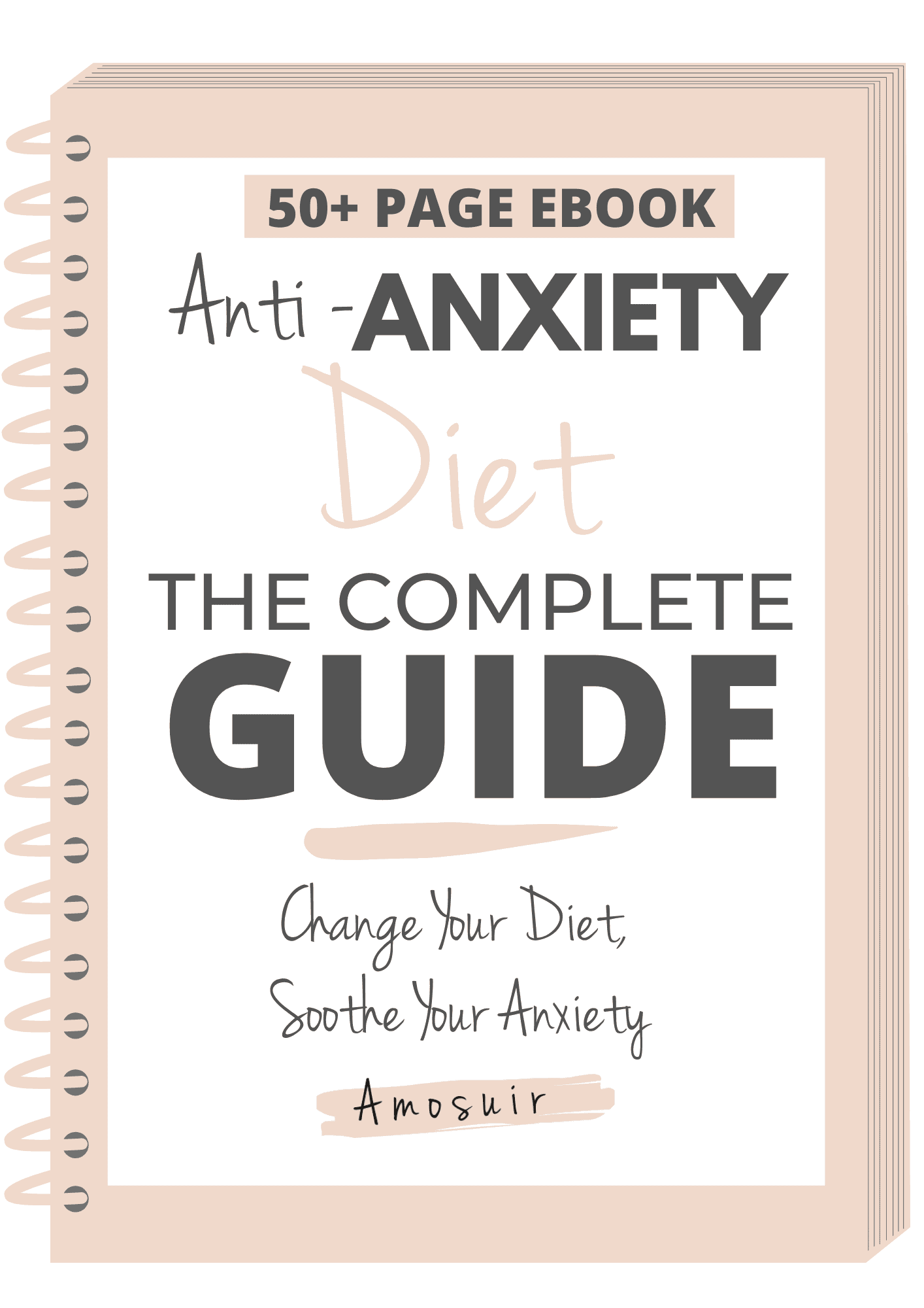 Anti-anxiety diet guide front cover 