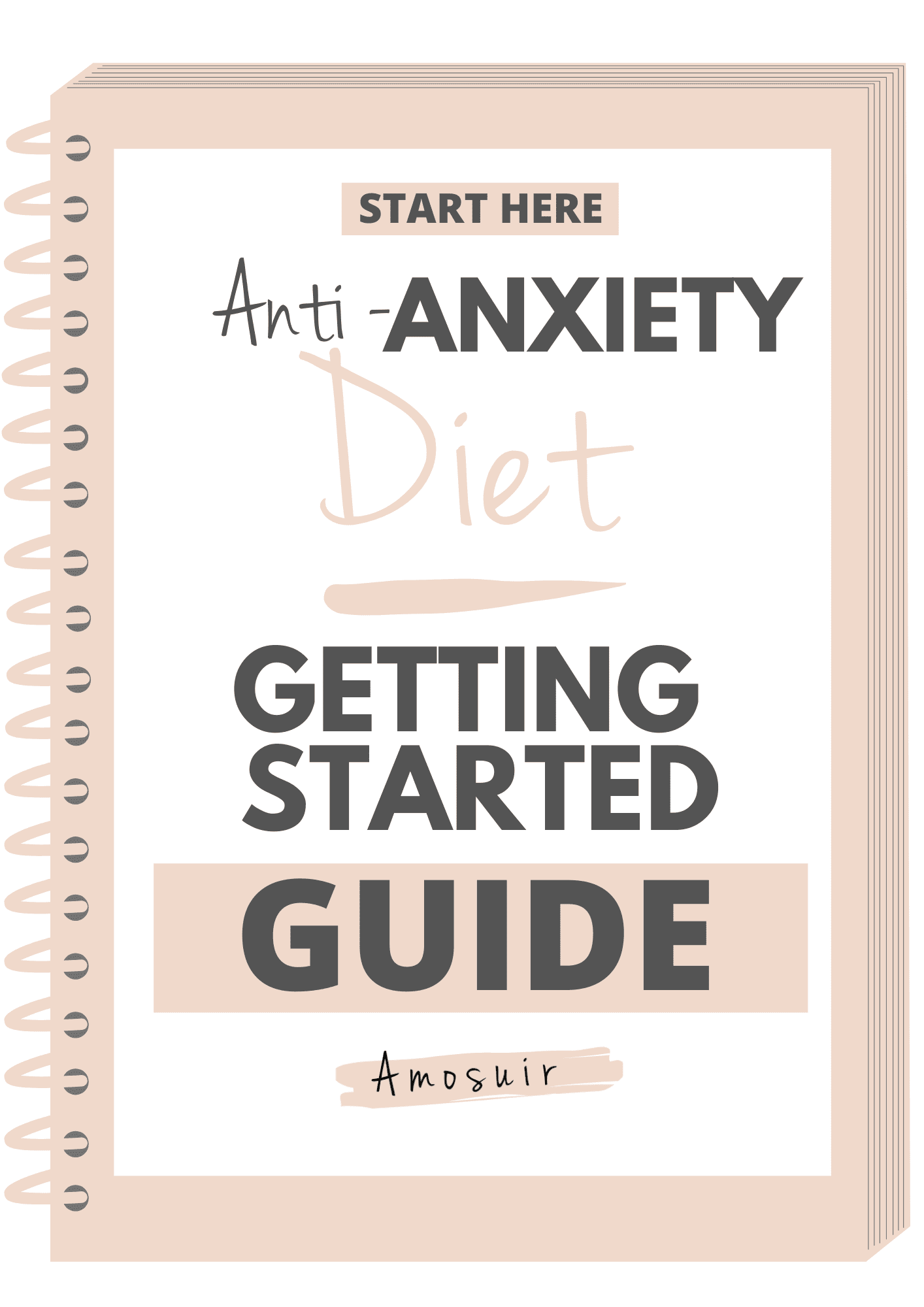 Anti-anxiety diet getting started guide front cover 3
